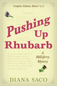 book cover for Pushing Up Rhubarb